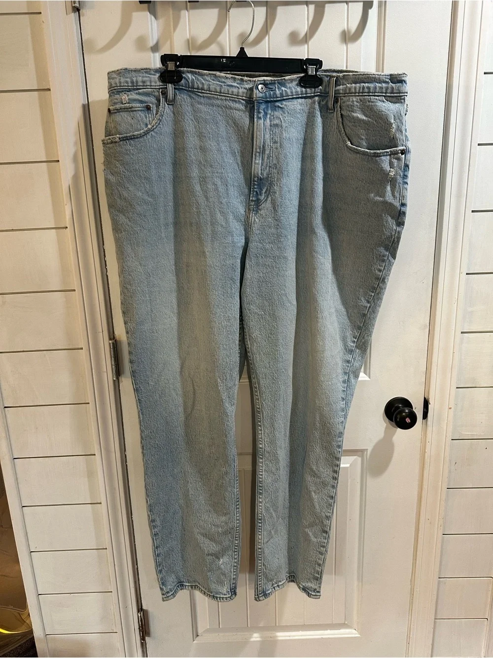 Abercrombie & Fitch the 90s straight ultra high rise curve love